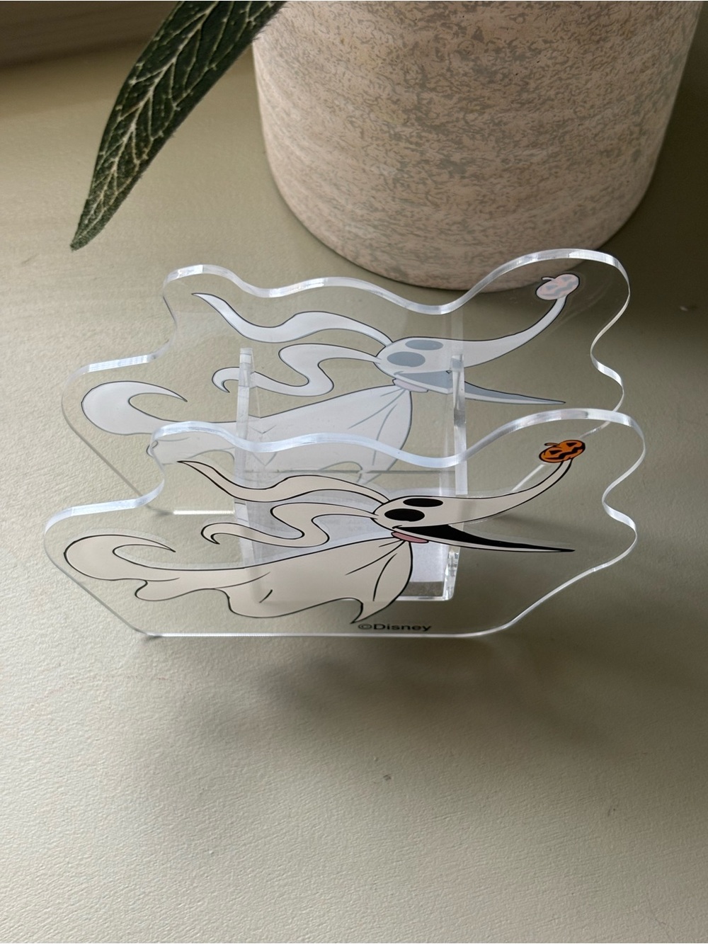 Disney The Night Before Christmas Clear Zero Acrylic Display Stand